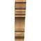 Ekena Millwork Olympic Traditional Rough Sawn Bracket, Western Red Cedar, 4"W x 16"D x 16"H BKT04X16X16OLY01RWR - alternate 4